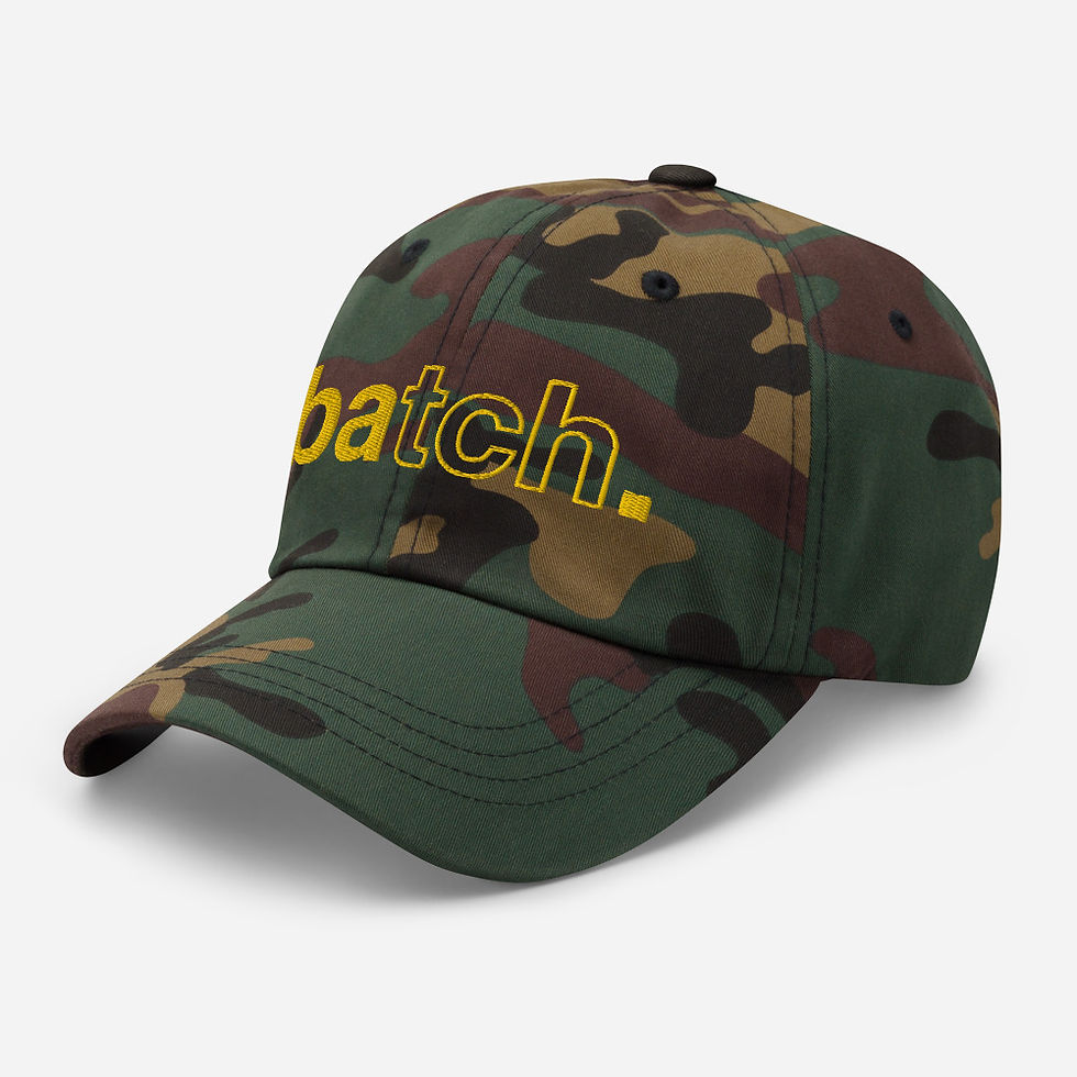 サムネイル： A batch. of Gold Dad Hat