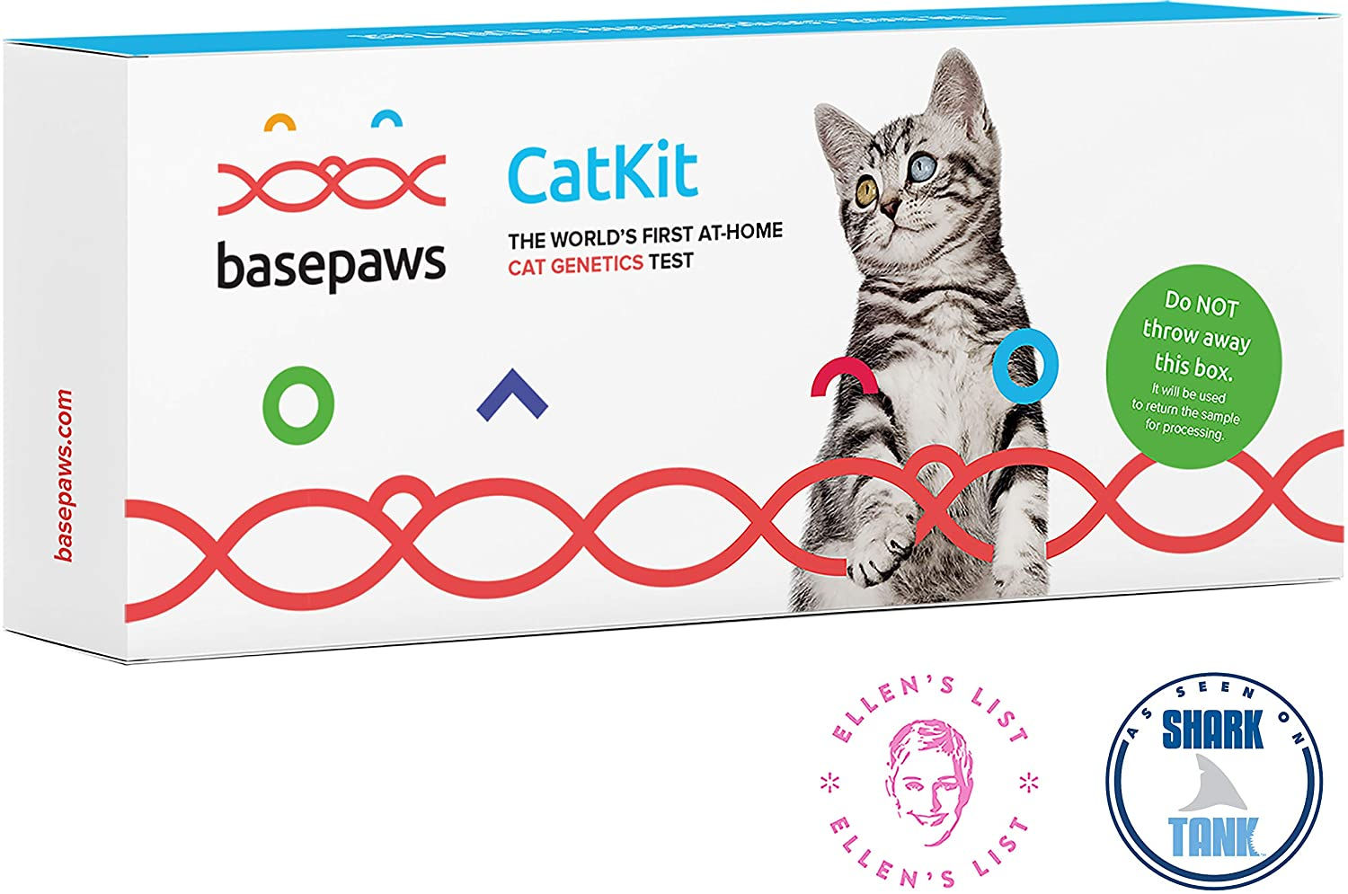 Basepaws Cat DNA Test Kit | Breed + Health Report & Wildcat Index | 18 Cat Bree