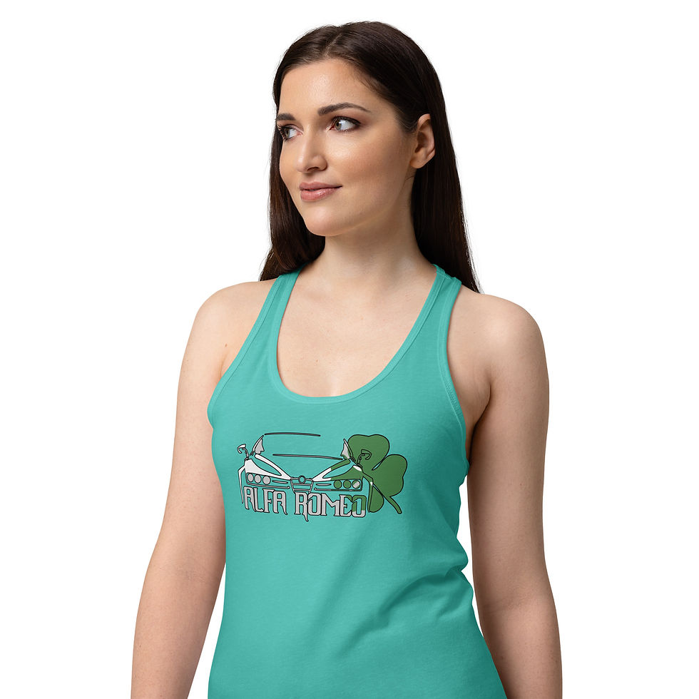 Thumbnail: Alfa Romeo fitted racerback tank top