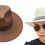 Thumbnail: CLOTHERA Brown Summer Paper Panama Jazz Beach Hats (Unisex)