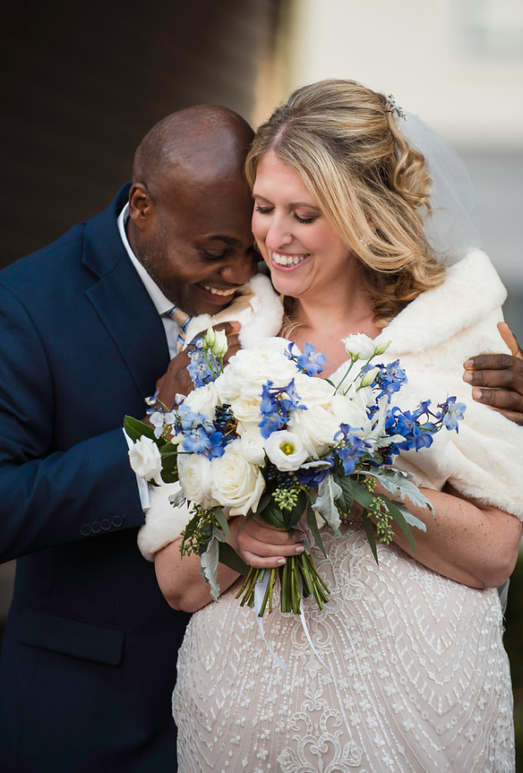 Gentle Groom with Bride