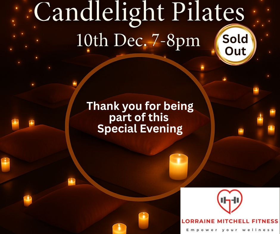 A christmas candlelight pilates recap - what a truly magical evening it was.