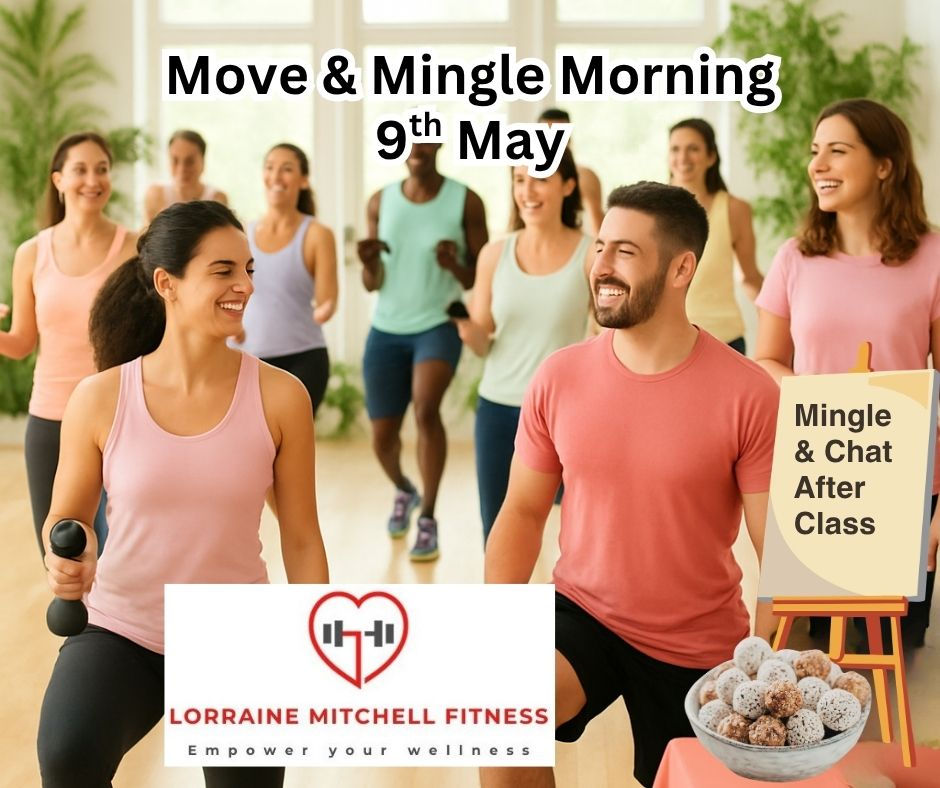 May is nearly here — longer days, lighter evenings, and a bit more energy in the air. And that means it’s time for another Move & Mingle - Sat, 9th May.