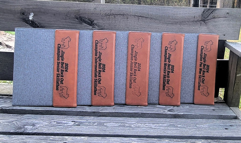 Thumbnail: Faux Leather Canvas Padfolio Livestock Award Notebooks