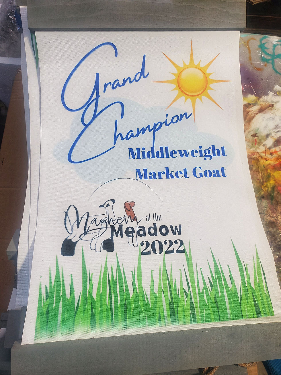 Thumbnail: Canvas Wood Sublimation Full Livestock Award Banner