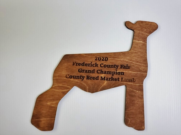 Wooden Lamb / Sheep Livestock Award CVC Mobile