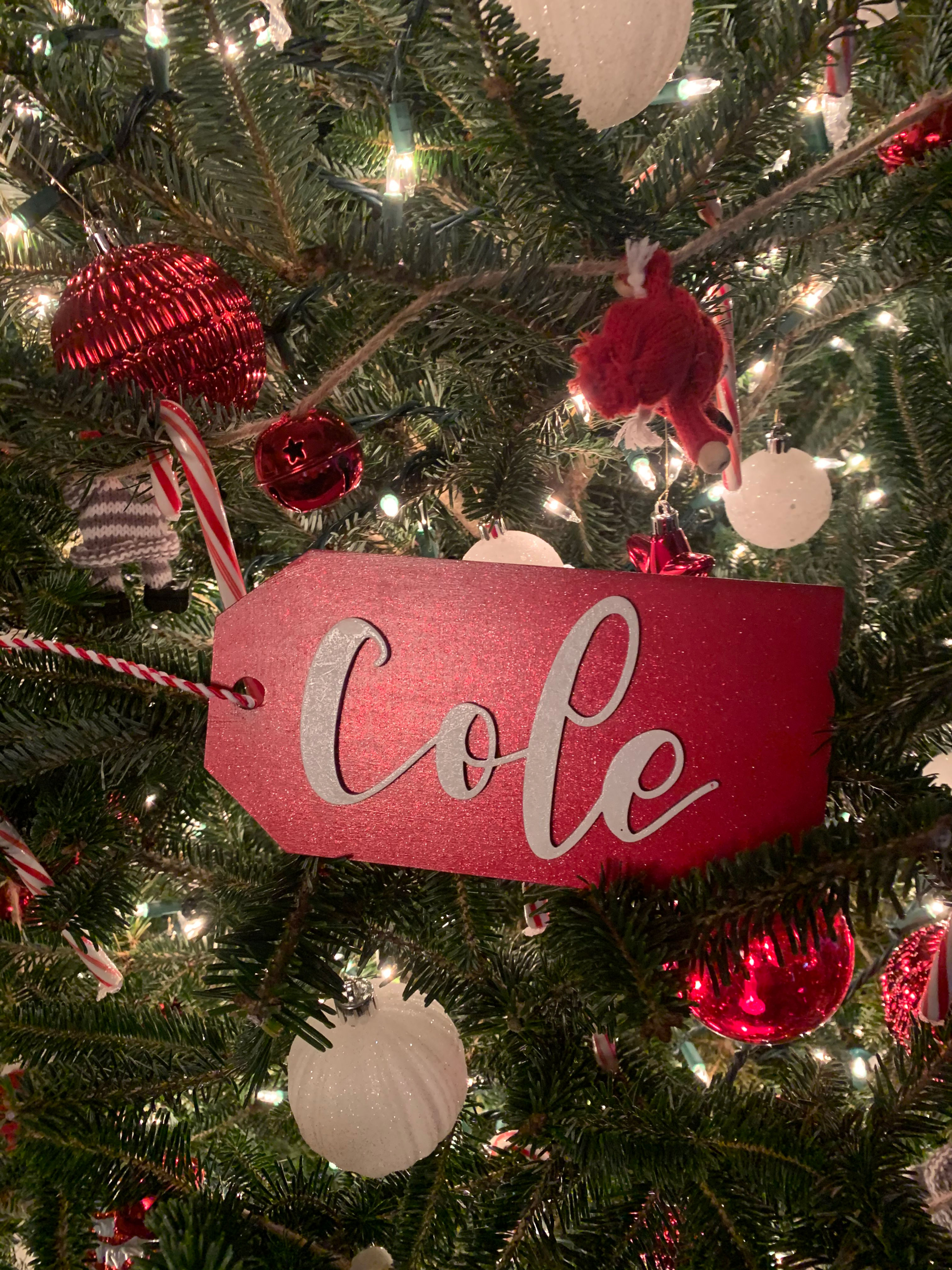 Custom Large Christmas Stocking Tags / Gift Tags