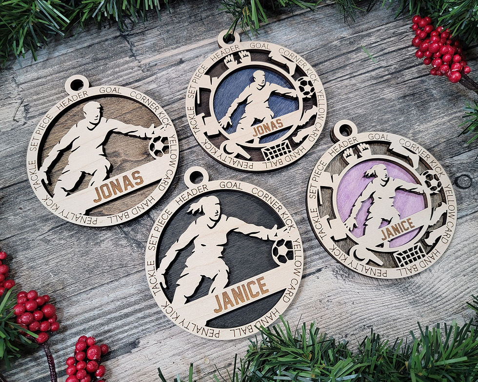 Thumbnail: Soccer Goalie Ornament Personalized