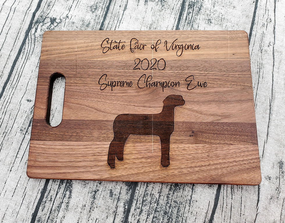 Thumbnail: Custom Dark Acacia Cutting Board