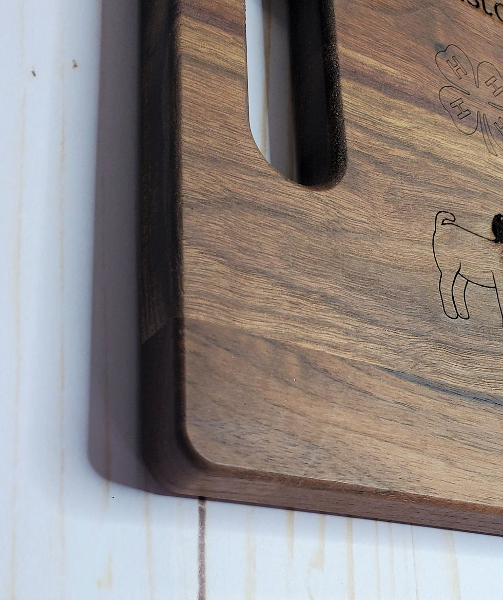 Thumbnail: Custom Dark Acacia Cutting Board