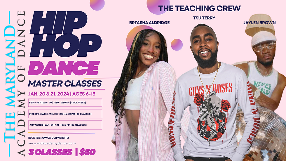 HIP-HOP DANCE MASTER CLASSES