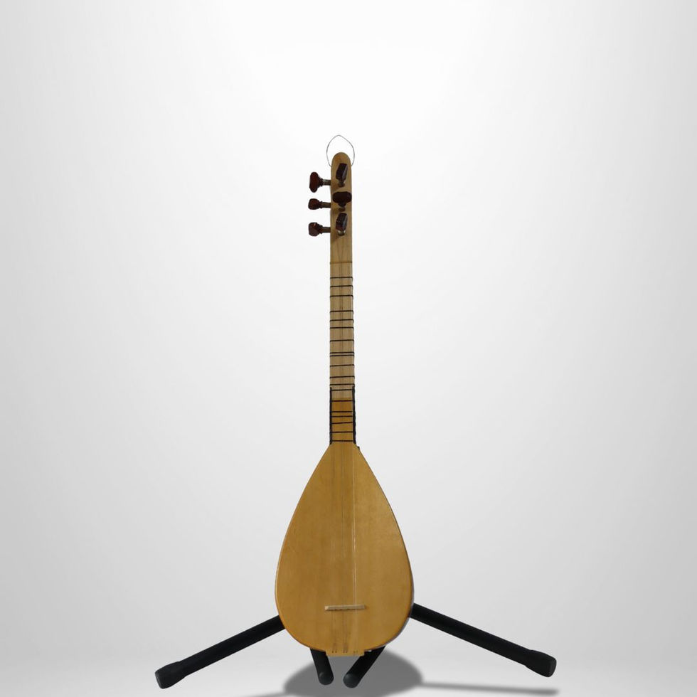 Cura Baglama Vorderansicht einzigartiges Saz Instrument
