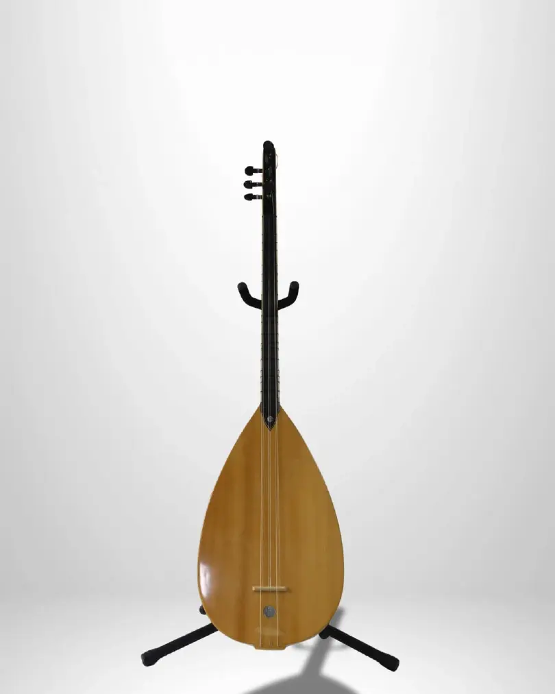 Kurzhals Bağlama Vorderansicht hochwertiges Saz Instrument