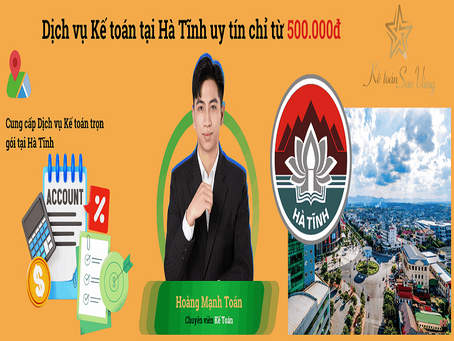 Dịch vụ kế toán tại Hà Tĩnh