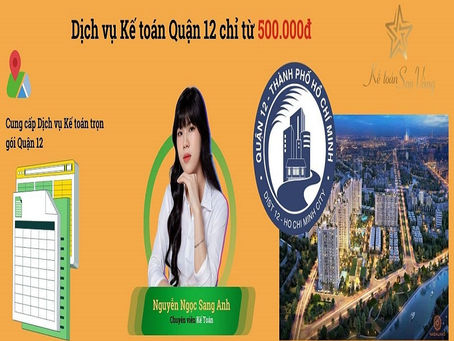 Dịch vụ kế toán tại Quận 12