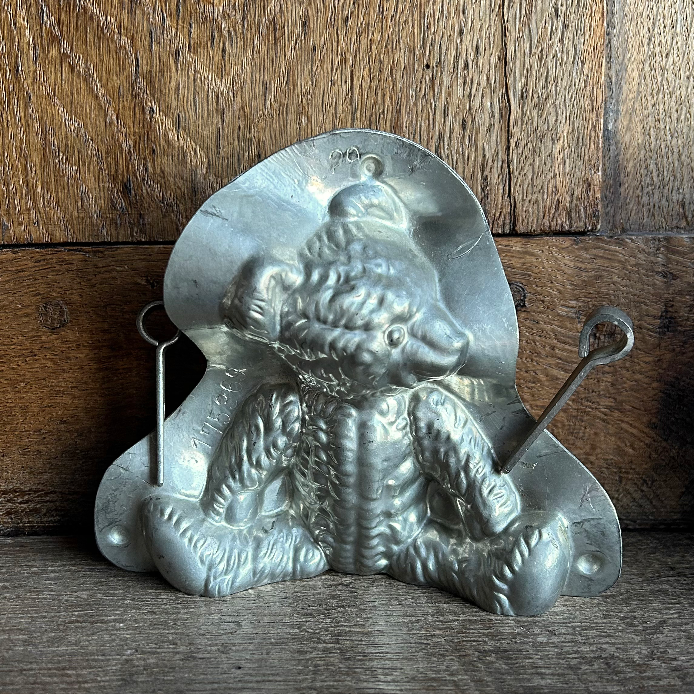 Seltene antike Schokoladenform COCO BÄR, ca. 15,5 cm