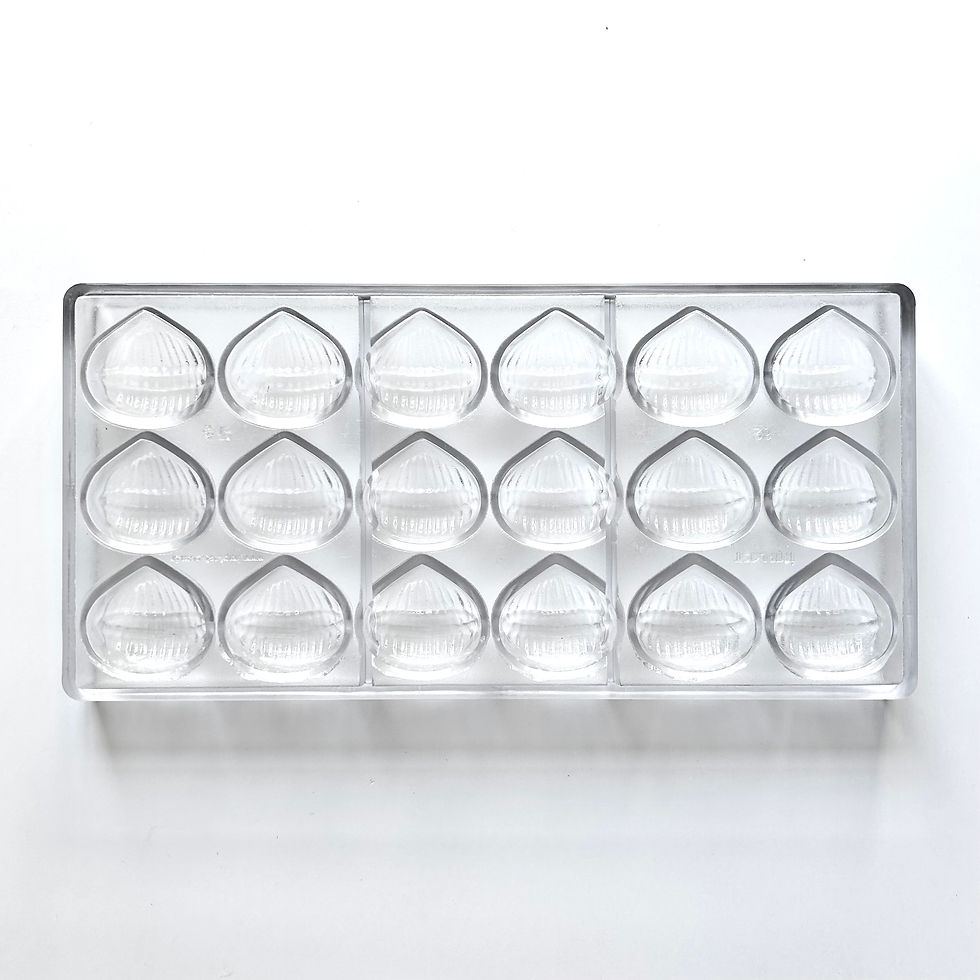Thumbnail: Professional chocolate mold made of polycarbonate Article No. 062