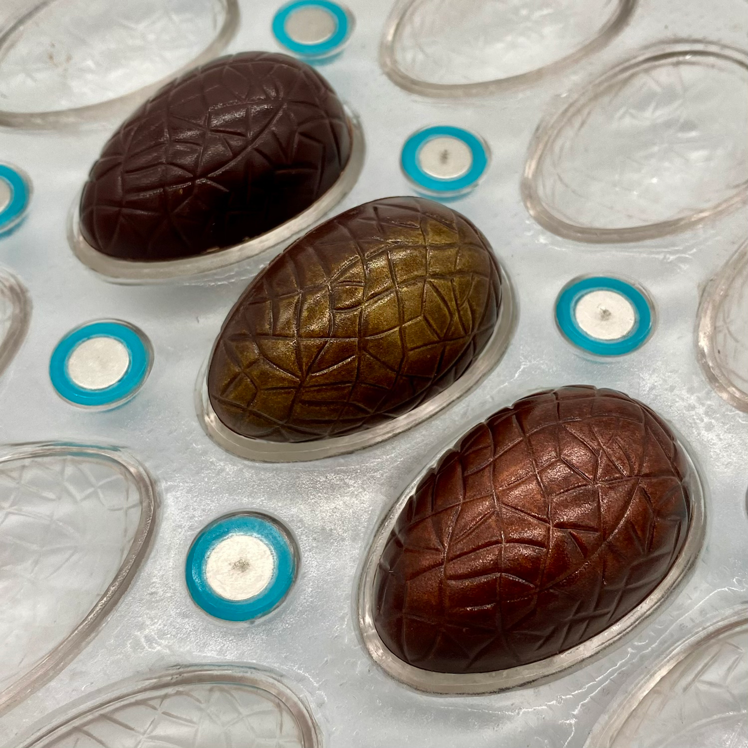 Used plastic chocolate mold #31609