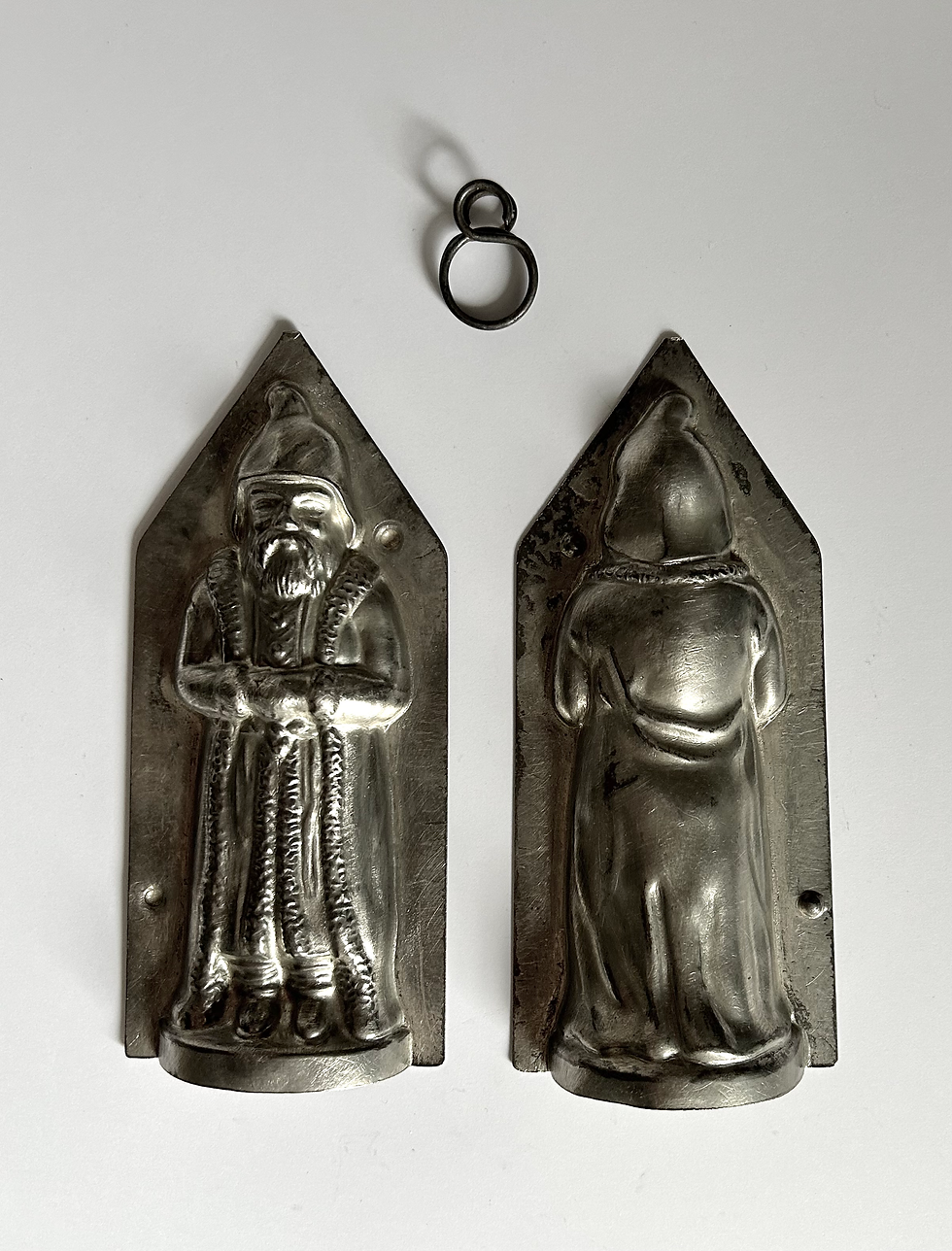 Thumbnail: Antike Schokoladenform NIKOLAUS/WEIHNACHTSMANN, ca. 16 cm