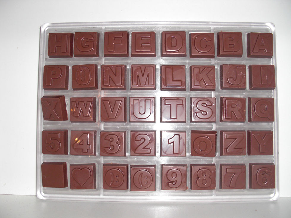 Thumbnail: Professional chocolate mold made of polycarbonate Article No. 221