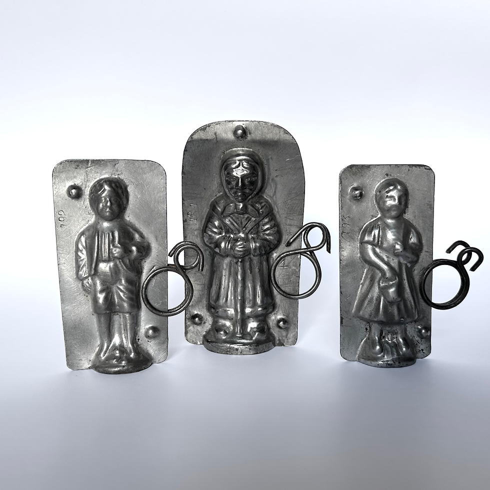 Miniaturbild: Sehr seltenes Schokoladenformen-Set HEXE MIT HÄNSEL UND GRETEL