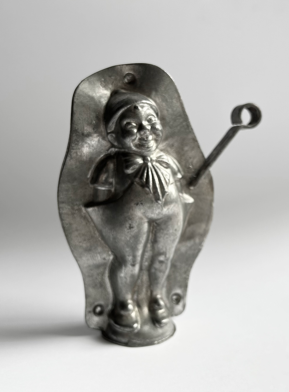 Miniaturbild: Seltene antike Schokoladenform CLOWN MIT NACKTEM ARSCH, 14 cm
