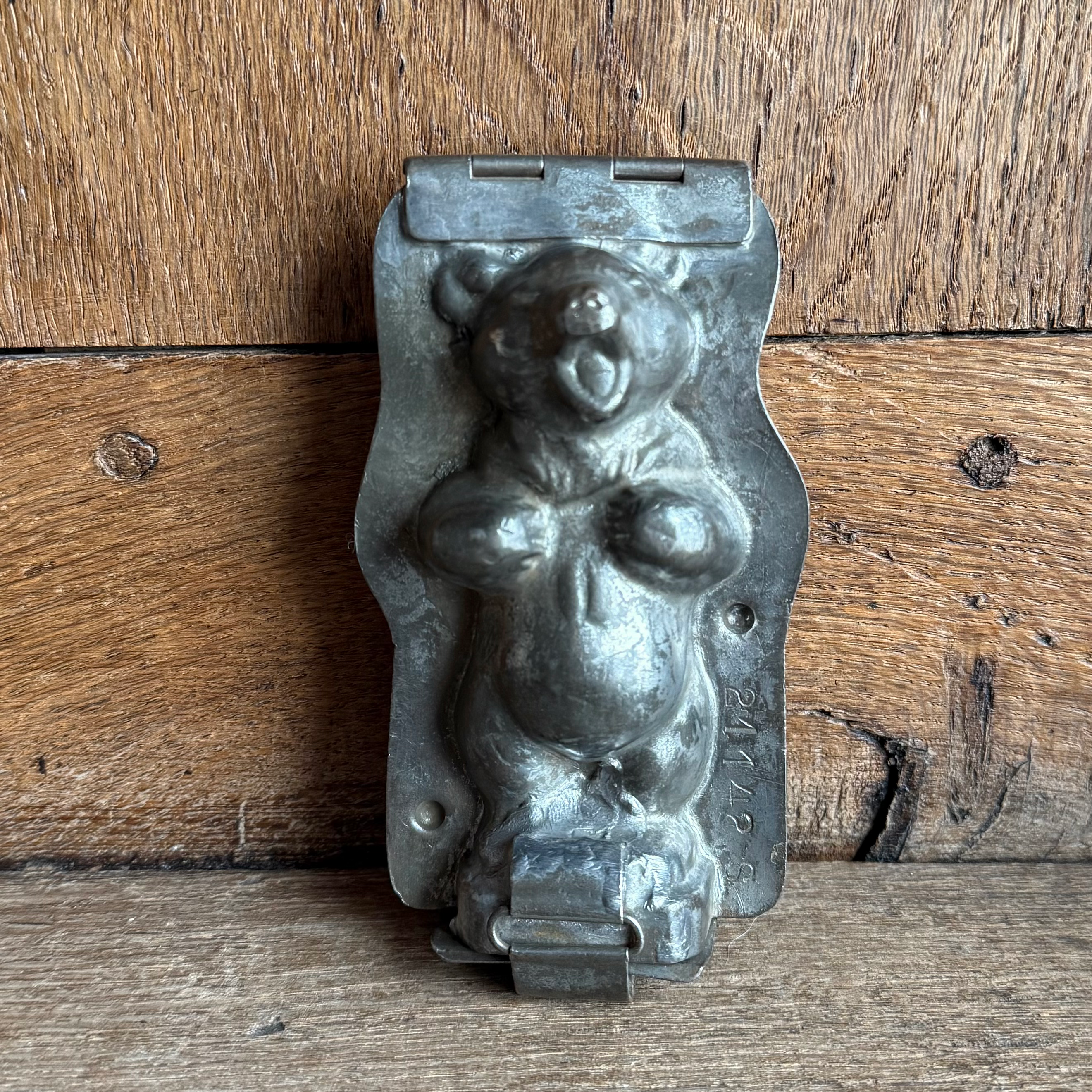 Antike Schokoladenform Singender Bär von Anton Reiche Dresden