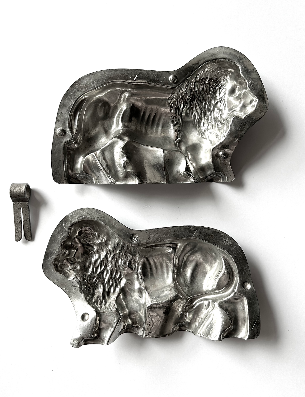 Miniaturbild: Seltene antike Schokoladenform LÖWE, ca. 17 cm