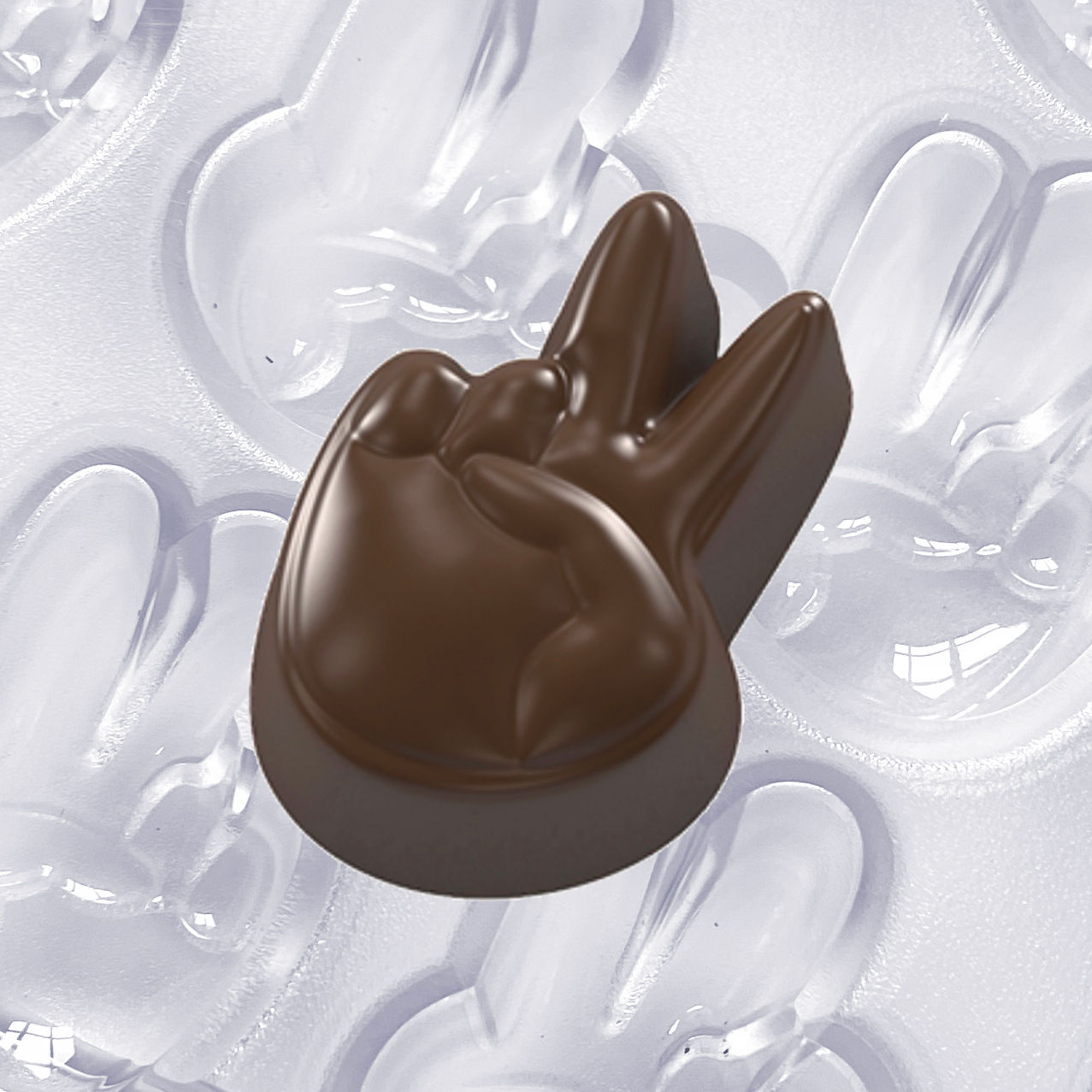 Professional chocolate mold no. 419