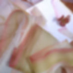 Hand dyeing silk organza