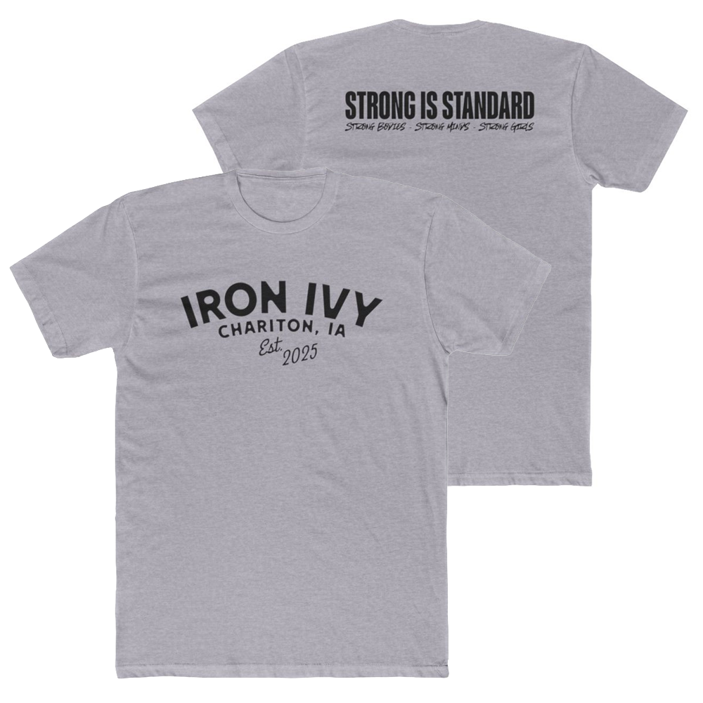 Iron Ivy 'Strong Is Standard' Workout Tee — Fitness Gym T-Shirt