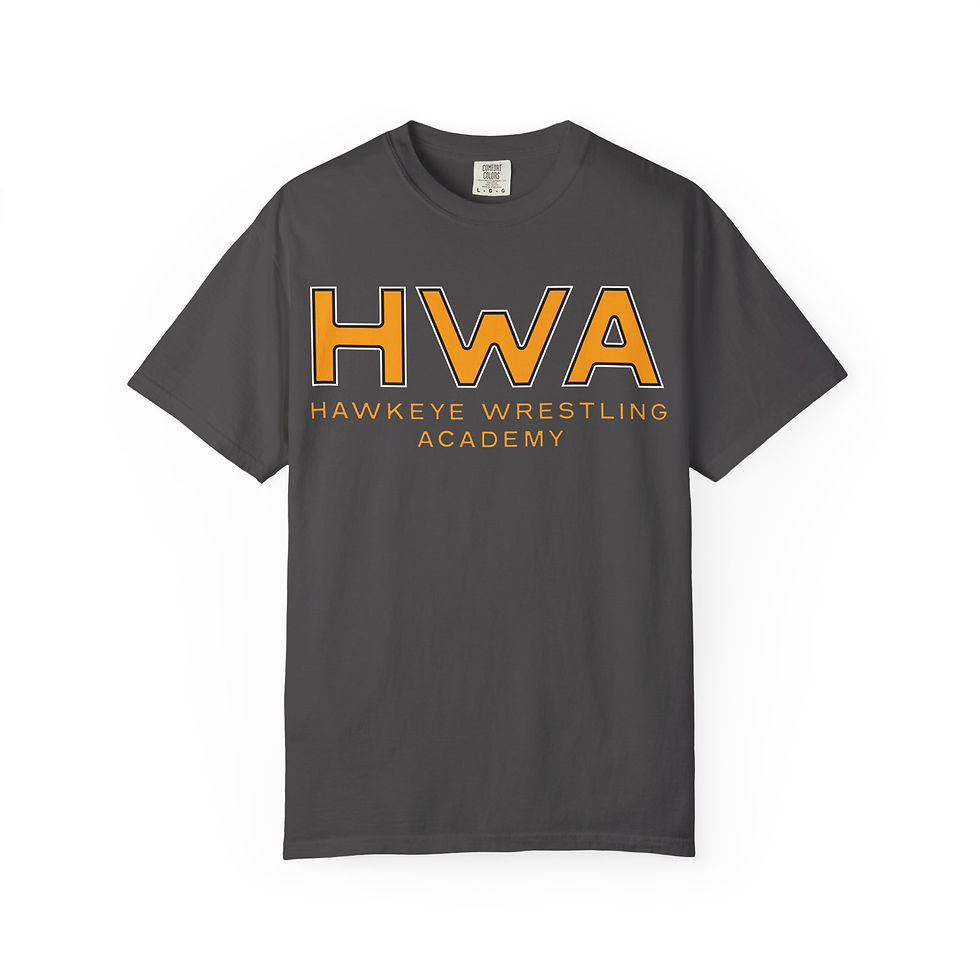 Thumbnail: HWA Hawkeye Wrestling Academy T‑Shirt