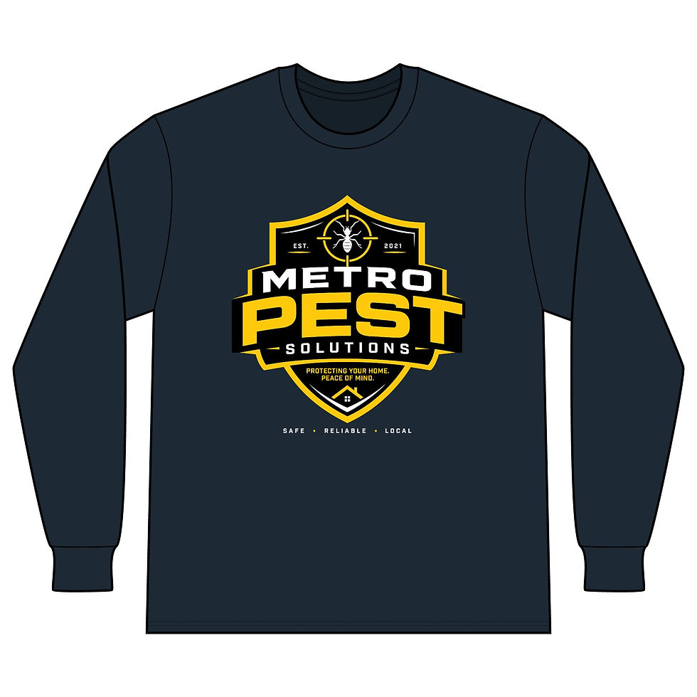 Thumbnail: Pest Control Long Sleeve Tee — Metro Pest Solutions Work Shirt