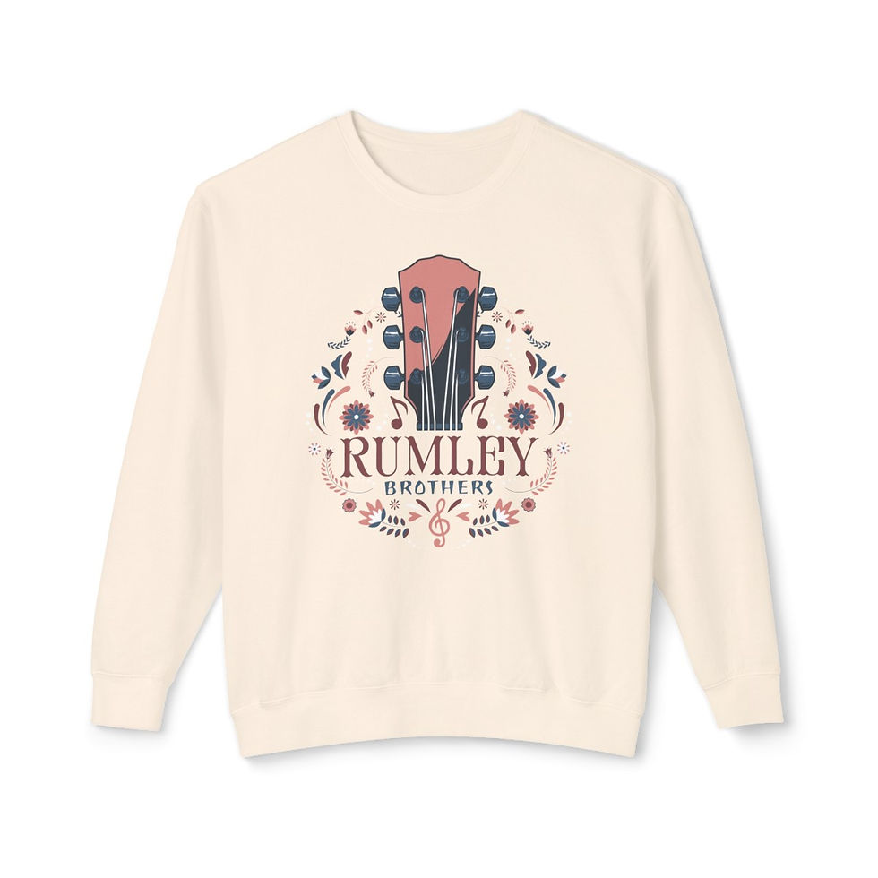 Thumbnail: Rumley Unisex Lightweight Crewneck Sweatshirt