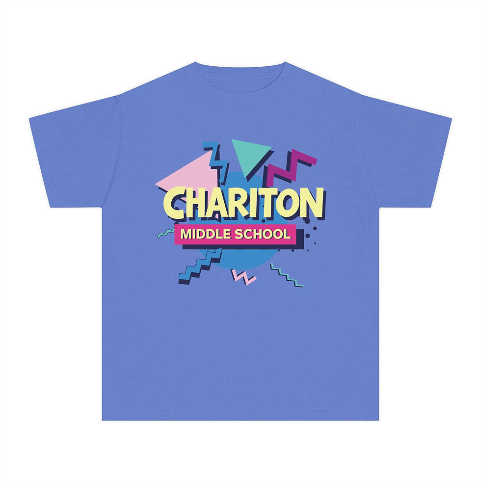 Thumbnail: Chariton Middle School Retro 90s Youth Tee