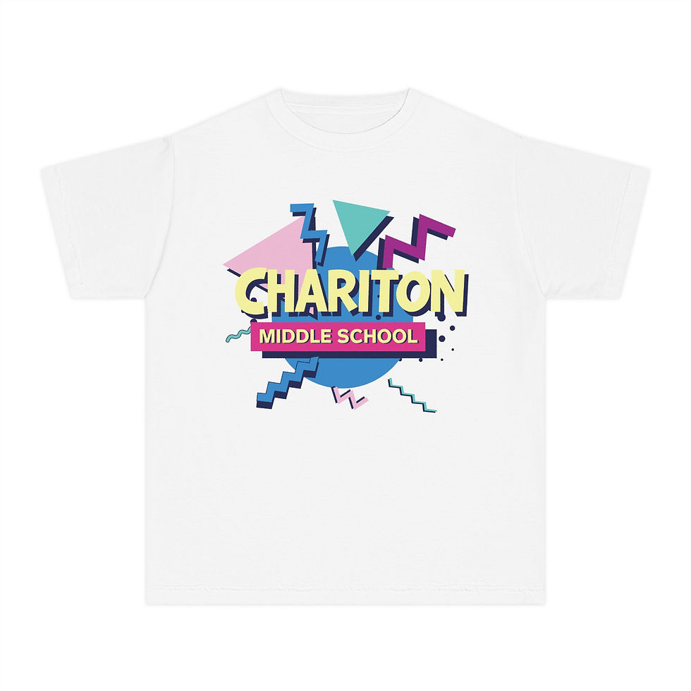 Thumbnail: Chariton Middle School Retro 90s Youth Tee