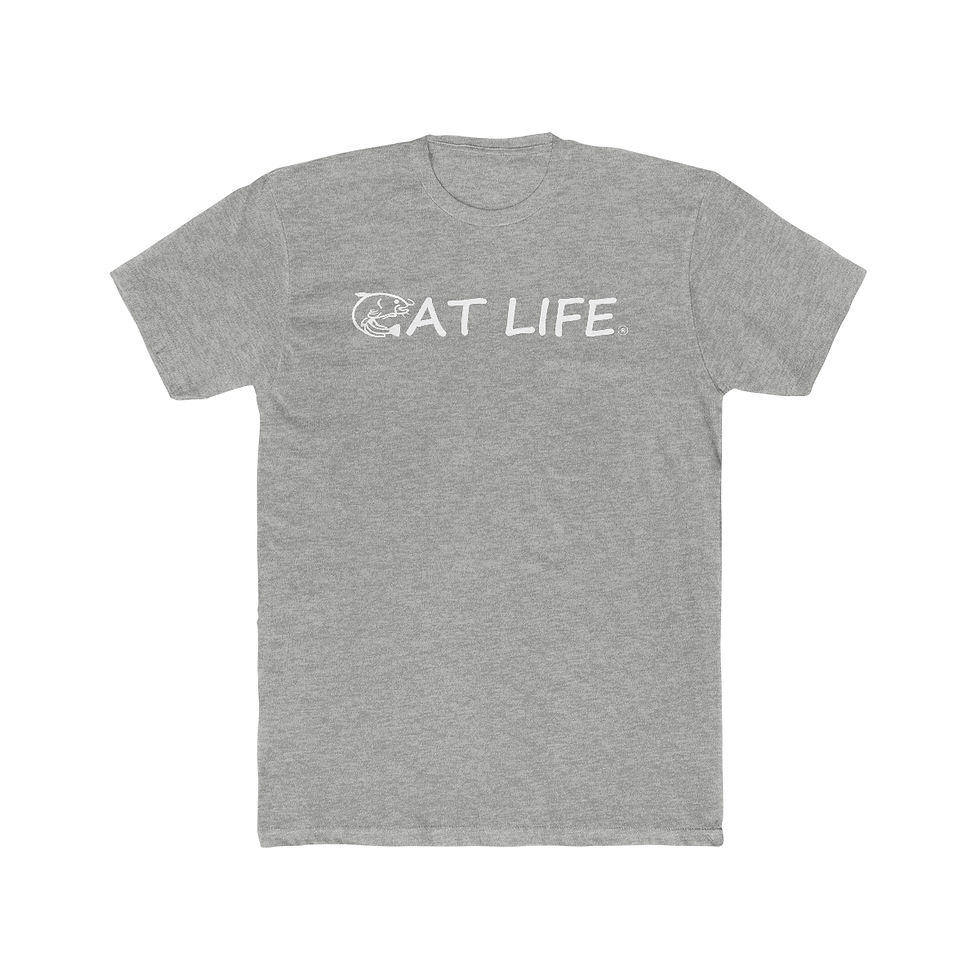 Thumbnail: Catlife Just Bait - Men's Cotton Crew Tee