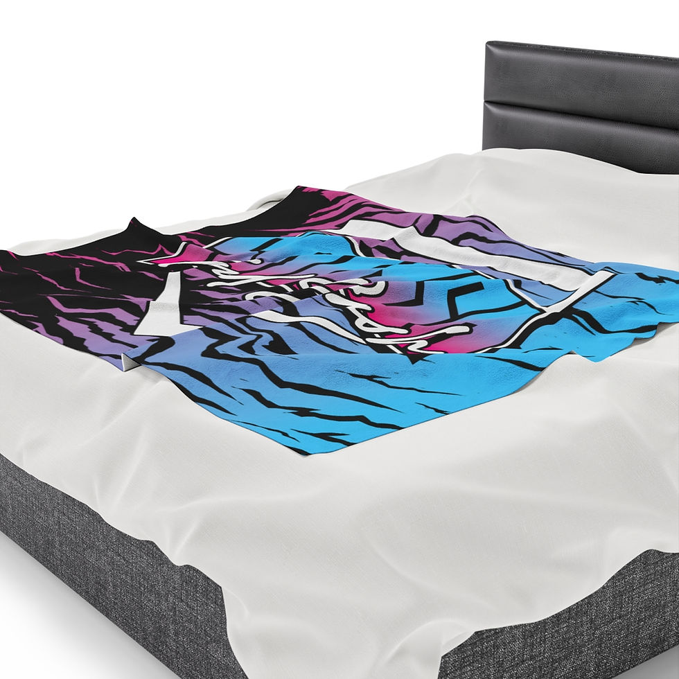 Thumbnail: Smash & Dash Velveteen Plush Blanket