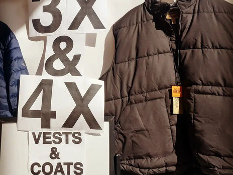 BIG vests and coats
