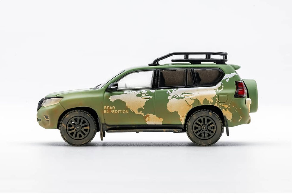 Thumbnail: Toyota Prado 150 Green World Map Muddy #215 Livery