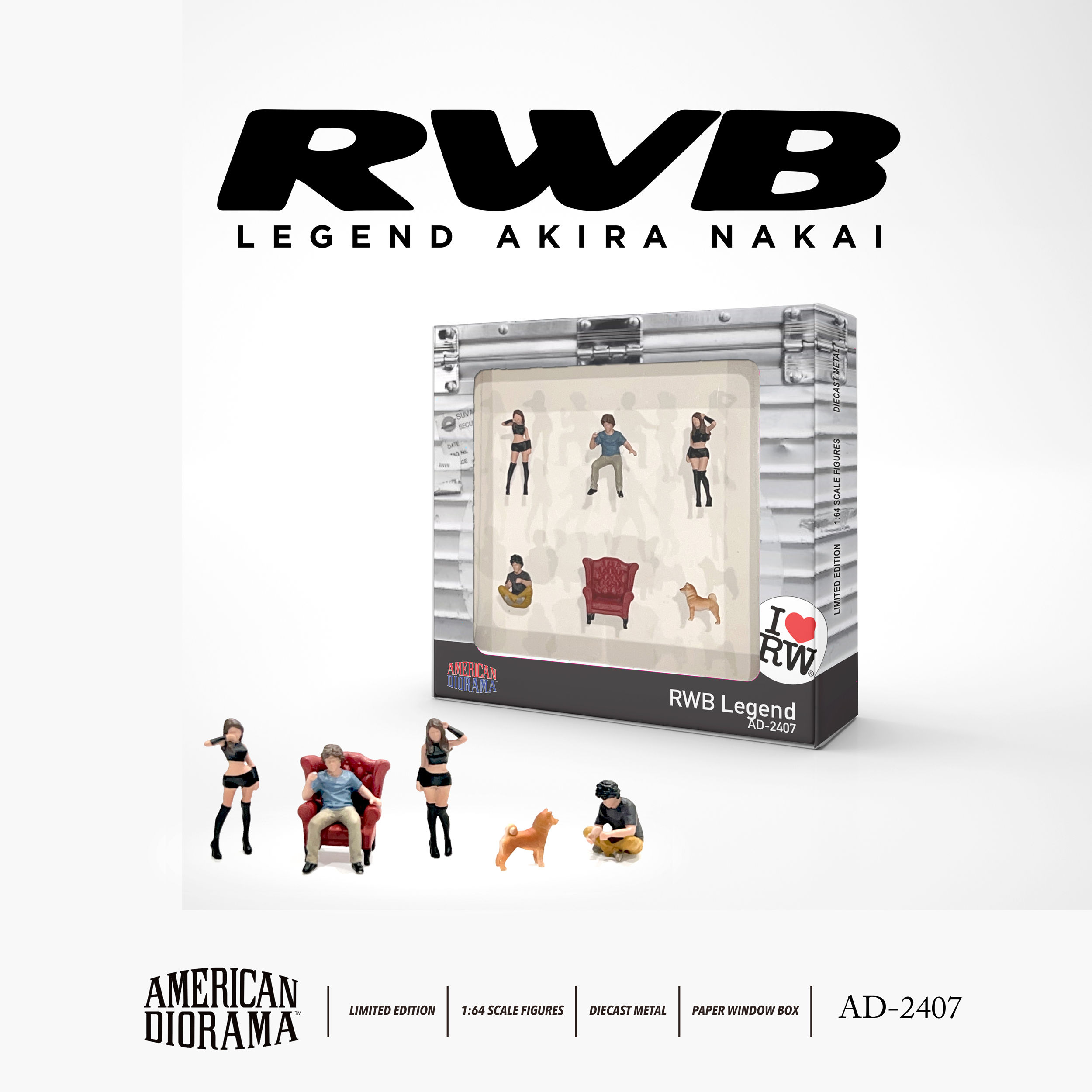 1:64 Figure Set - RWB Legend