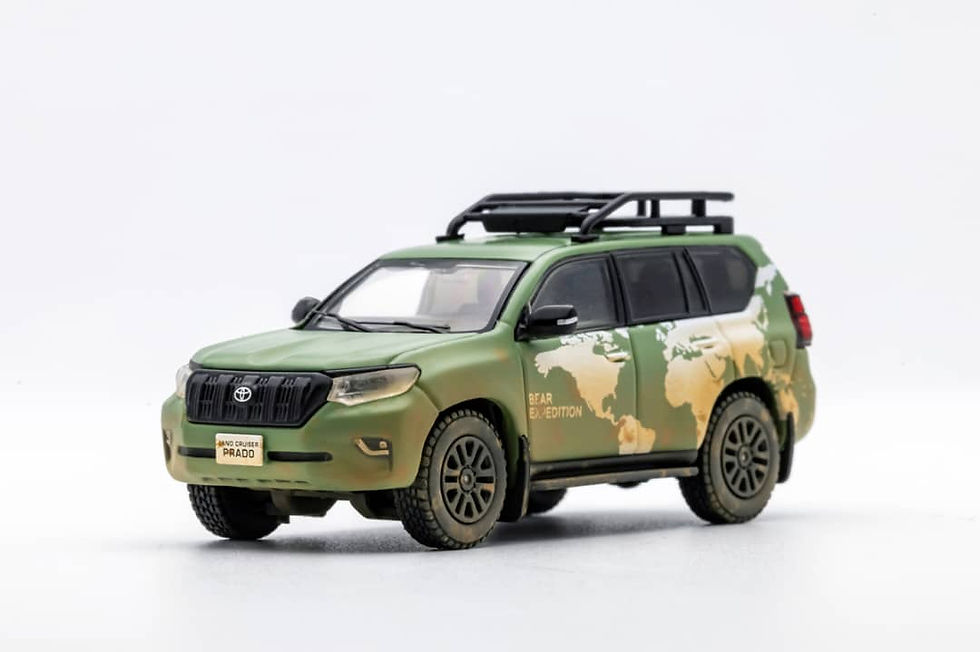 Thumbnail: Toyota Prado 150 Green World Map Muddy #215 Livery