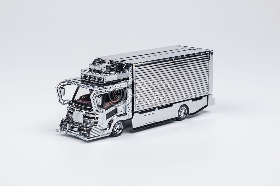 Thumbnail: Gull Wing Truck Dekotora Ver2 Truck Silver Chrome