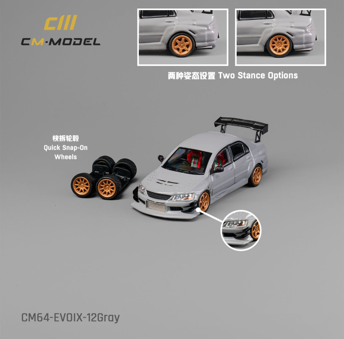 Mitsubishi Lancer EVO IX Widebody Grey