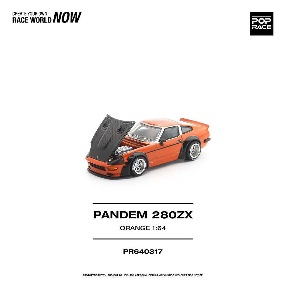 Thumbnail: Nissan Fairlady MK2 Z30 280ZX PANDEM Rocket Bunny Customized Orange
