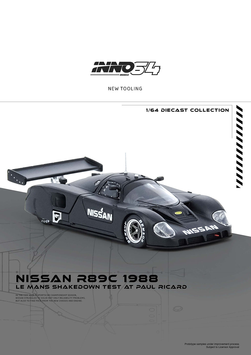 Thumbnail: NISSAN R89C LE MANS SHAKEDOWN TEST AT PAUL RICARD 1988