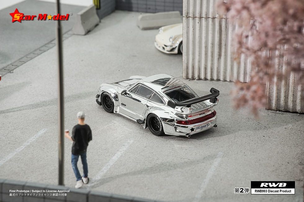 Thumbnail: RWB 993 GT Wing Chrome Silver
