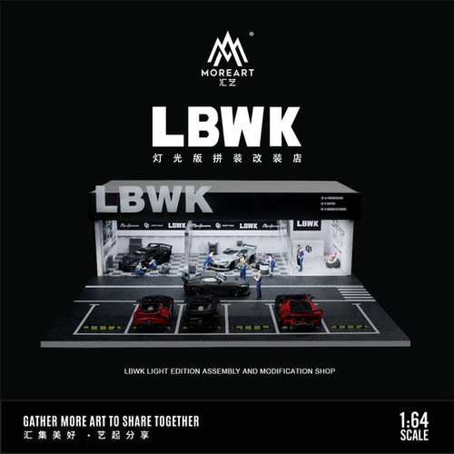 1:64 Diorama LBWK Showroom with LED | Sipokaz Mart