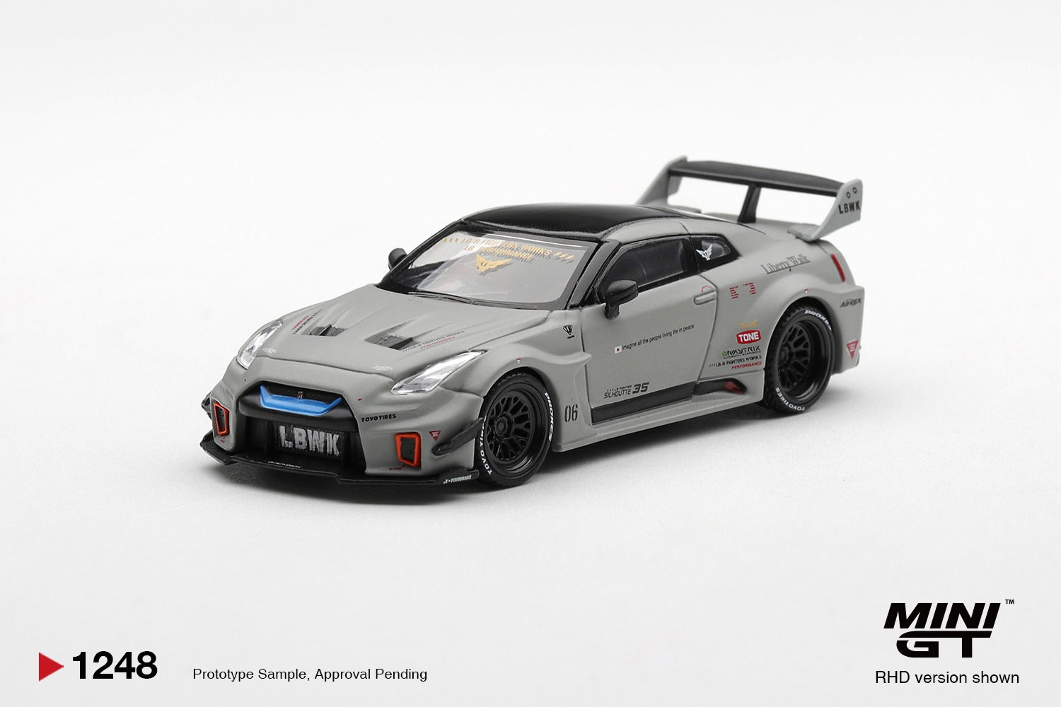 (Blister) Nissan LB-Silhouette WORKS GT 35GT-RR Ver.1 Matt Grey