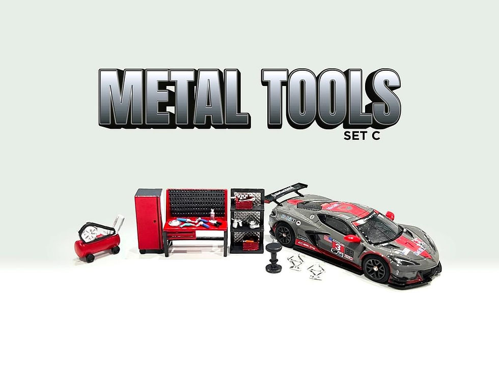 Thumbnail: 1:64 Figure Diorma Set : Metal Tools – Set C